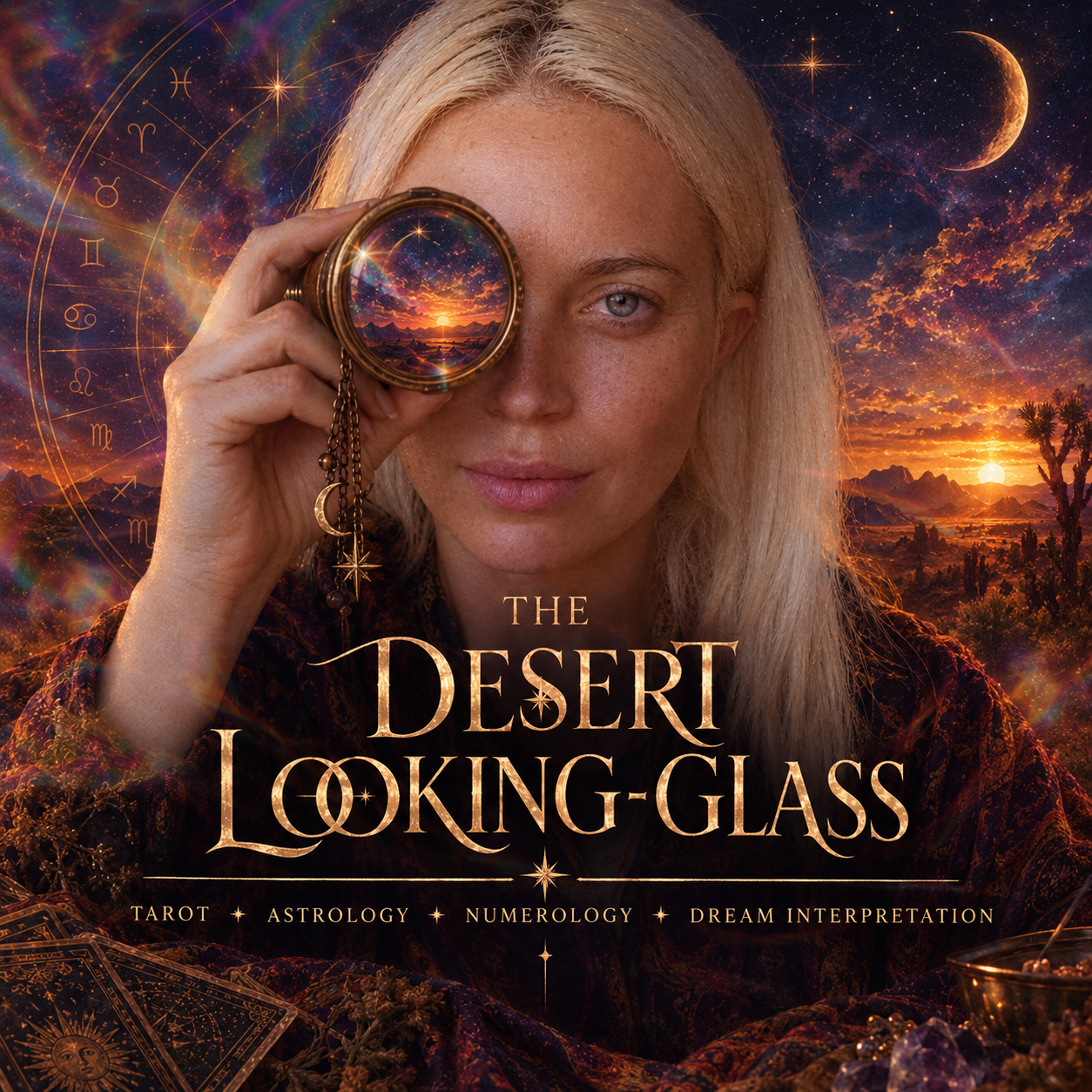 Em Hattie, founder of The Desert Looking-Glass